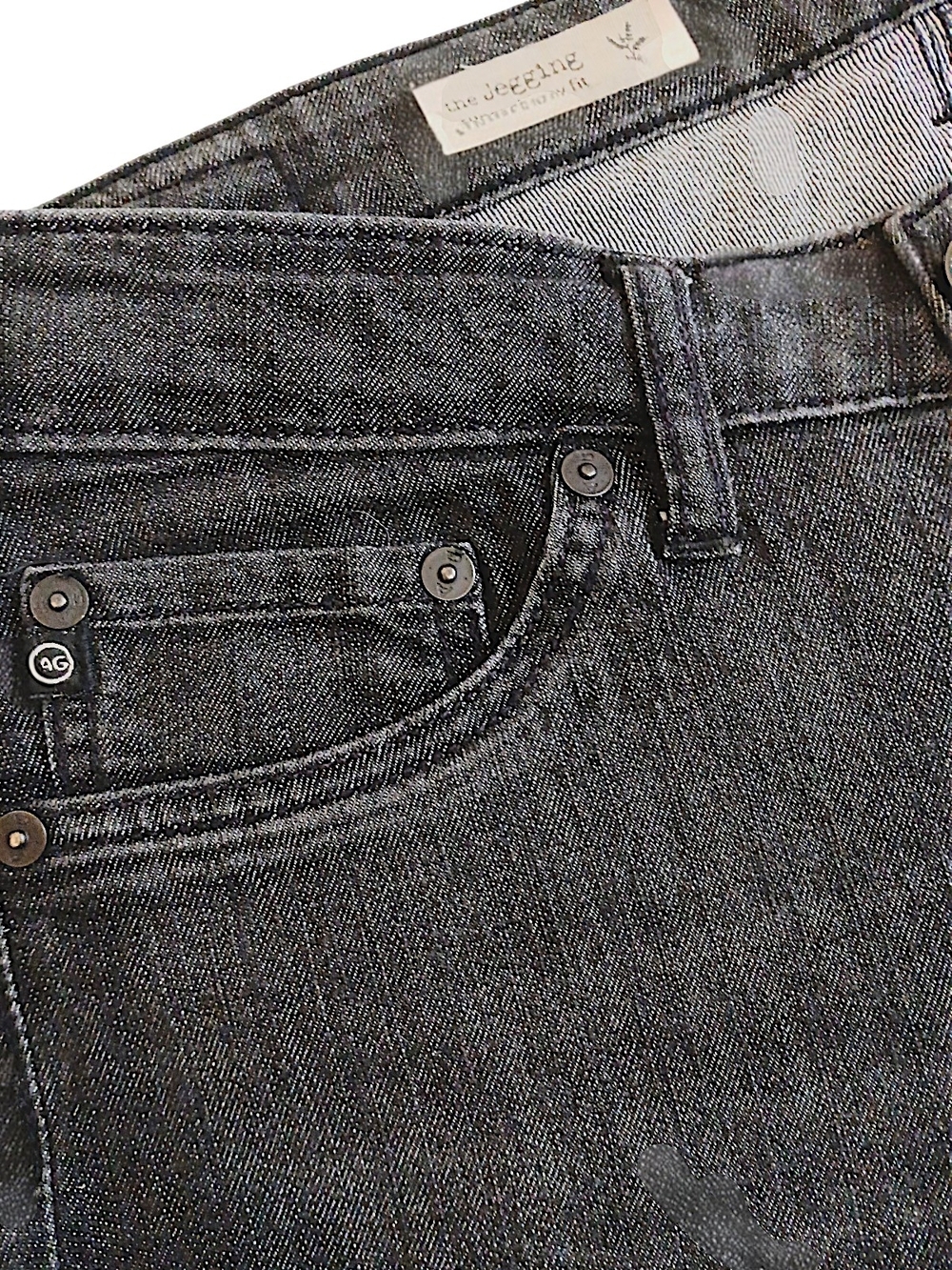 AG Adriano Goldschmied Dark Gray Denim Jeans - Picture 3 of 9